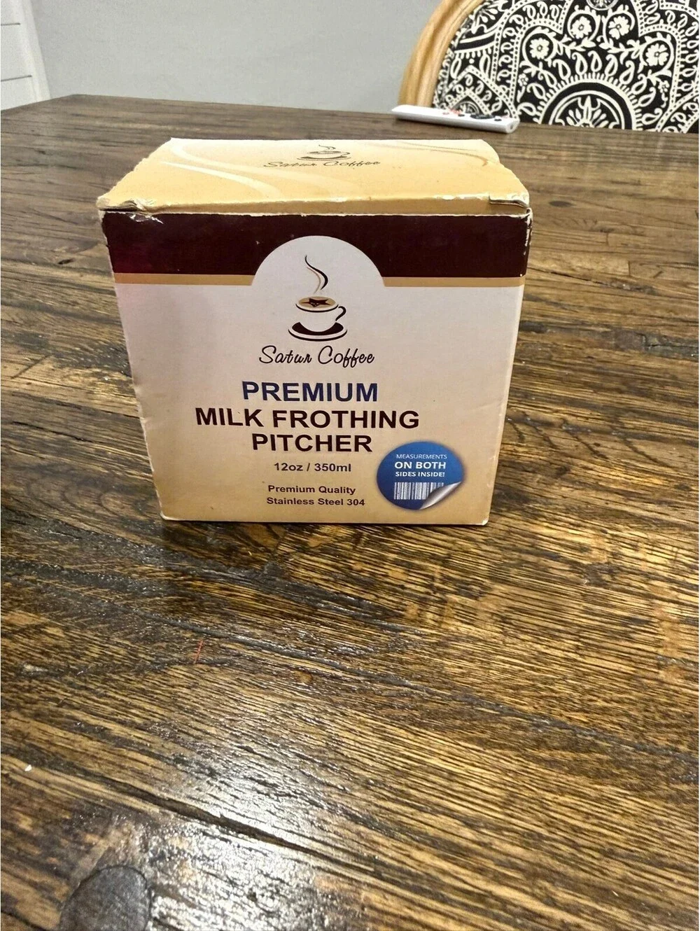 Zulay Kitchen Premium Stainless Steel Milk Frothing Pitcher 12oz/350ml